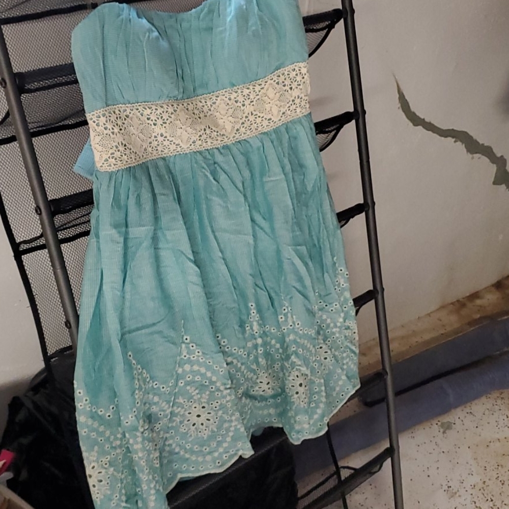 Casual aqua dress
